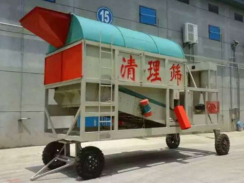 移动式大型除尘清理筛